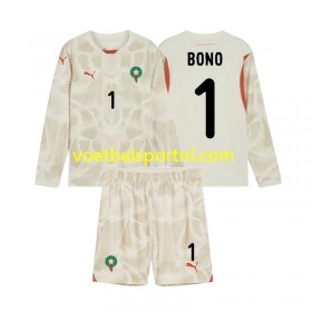Marokko Yassine Bounou 1 Doelman Kind Uit Tenue 2024 L/S